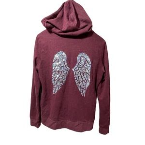 Rare Victorias Secret Sequin Angel Zip Front Jacket Size Small